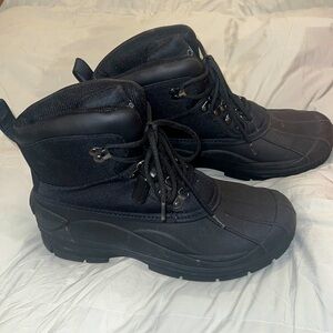Sporto Black snow boots. Brand new. Men’s size 10